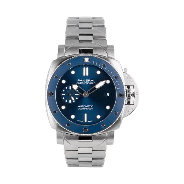 Panerai Montre Panerai Submersible Blu Notte PAM01068 automatique 42 mm Full Set 2022
