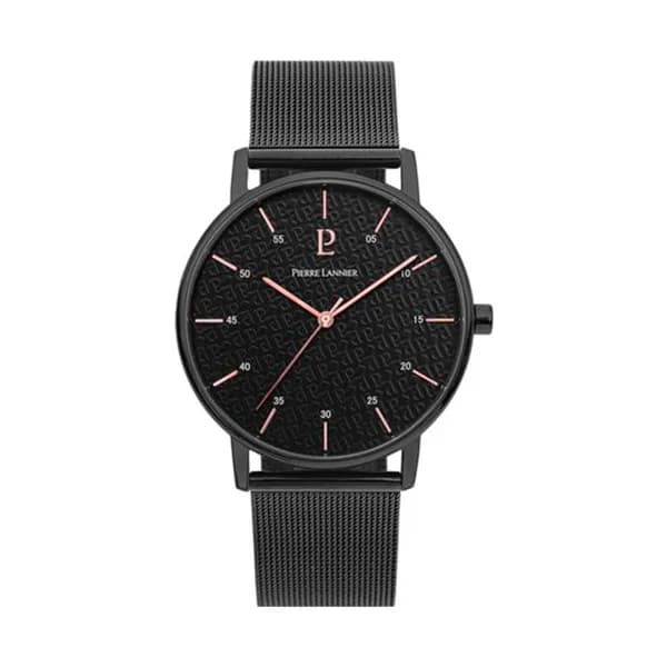 Pierre Lannier Montre Pierre Lannier en Acier Noir