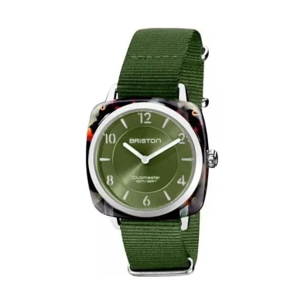 Briston Montre Briston Clubmaster Chic Acétate Vert Olive