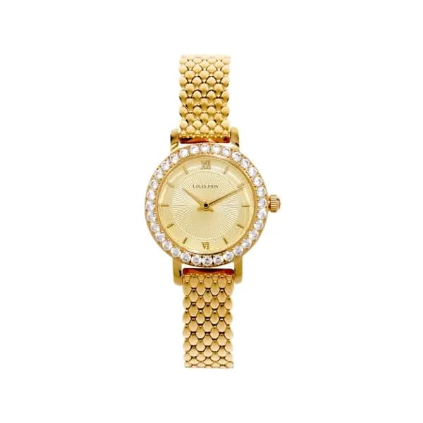 Louis Pion Montre quartz Femme Grace Doré