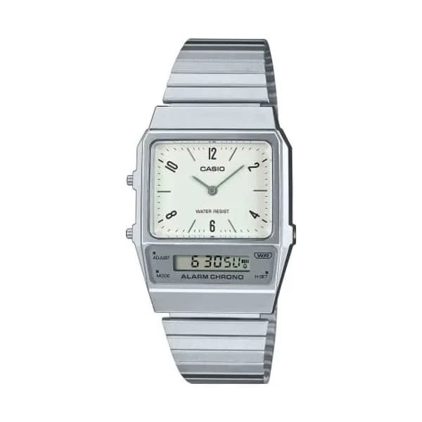 Casio Montre Casio Vintage - Série AQ-800 - Blanc - AQ-800E-7A2