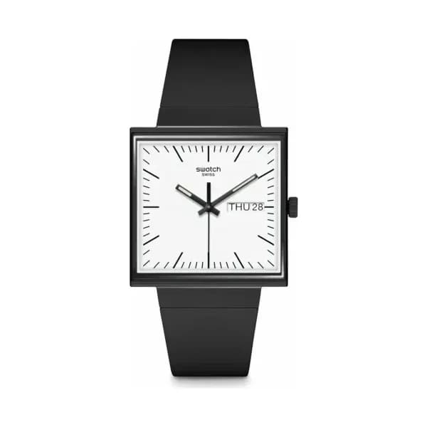 Swatch Montre quartz Mixte What if Blanc