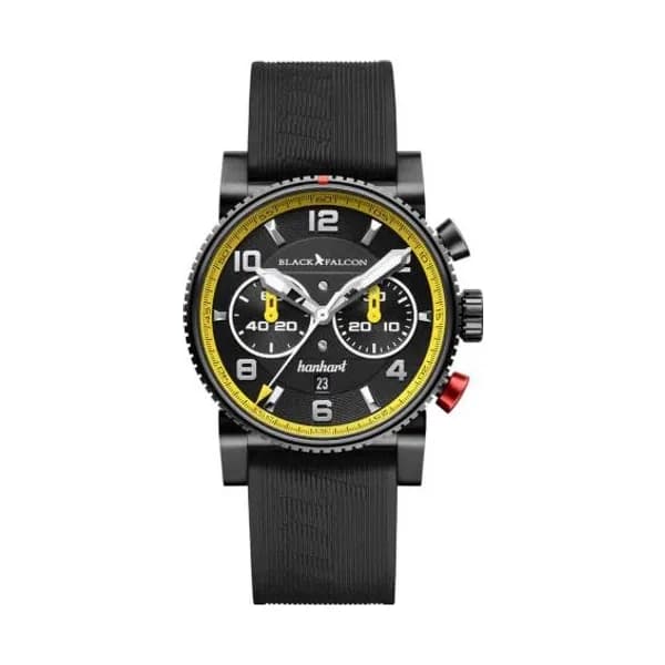 Hanhart Montre Hanhart Black Falcon Primus Race Winner Automatique diamètre 44 mm- 741.511-1020