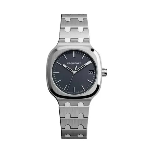 Pequignet Montre Concorde Gris Anthracite 36mm 9046443