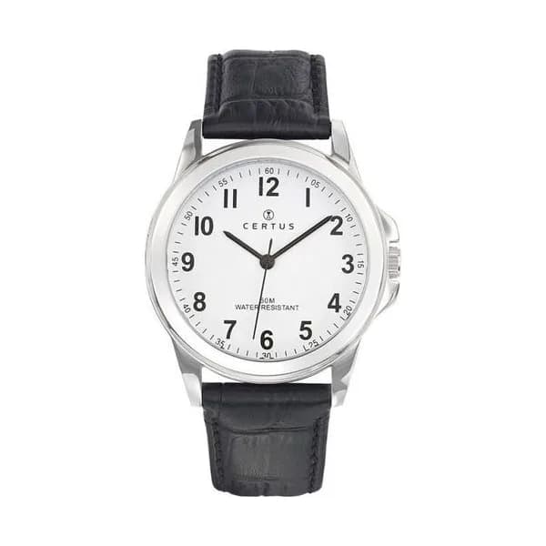 Certus Montre Certus en Cuir Noir