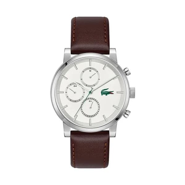 Lacoste Montre Lacoste Collection Replay en Cuir Marron