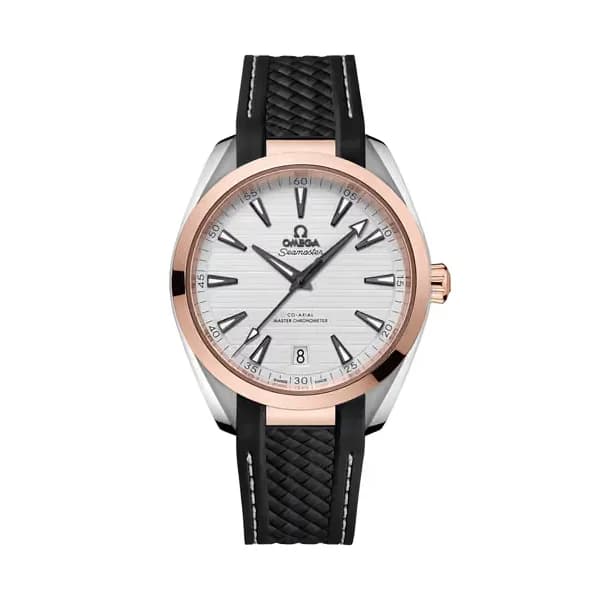 Omega Seamaster 41 mm, acier - or « Sedna™ » sur bracelet caoutchouc