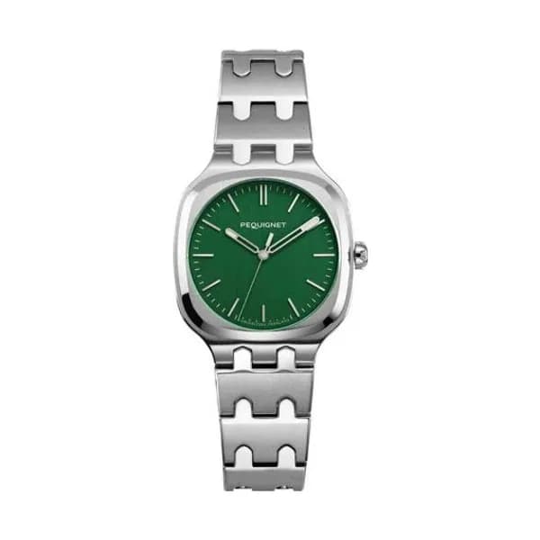 Pequignet Montre Pequignet Manufacture Concorde 30 mm Quartz Cadran Vert foncé - 9042493