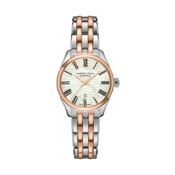 Hamilton Montre Hamilton Jazzmaster Lady Auto Cadran Nacre Bracelet Acier 30MM