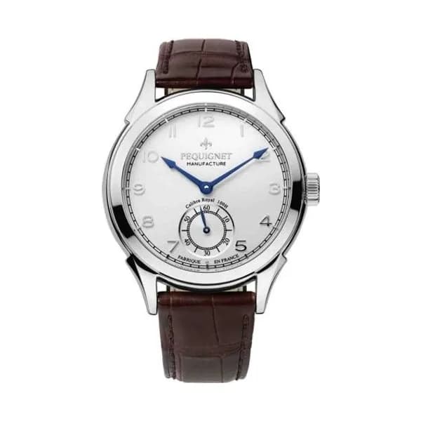 Pequignet Montre Pequignet Royale Manuelle Mécanique Cadran Argent - 9080413-AM