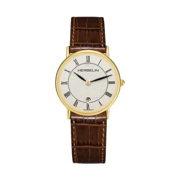 Michel Herbelin Montre Herbelin Classique Acier et PVD Doré 26 mm - 16845P08MA