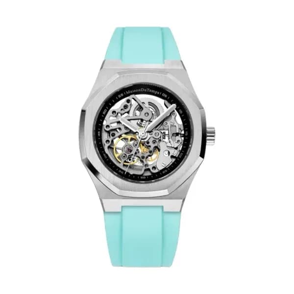Maison du Temps Montre MTBeta Skeleton Silicone Turquoise