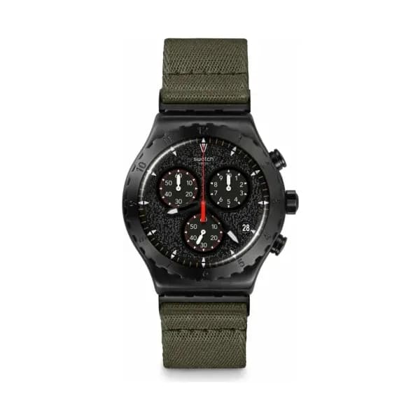 Swatch Montre quartz Homme New irony chrono Noir