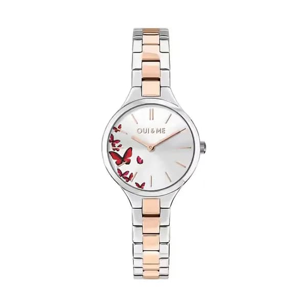 Oui & Me Montre Femme Oui&me Acier recyclé Acier inoxydable Or rose ME010400