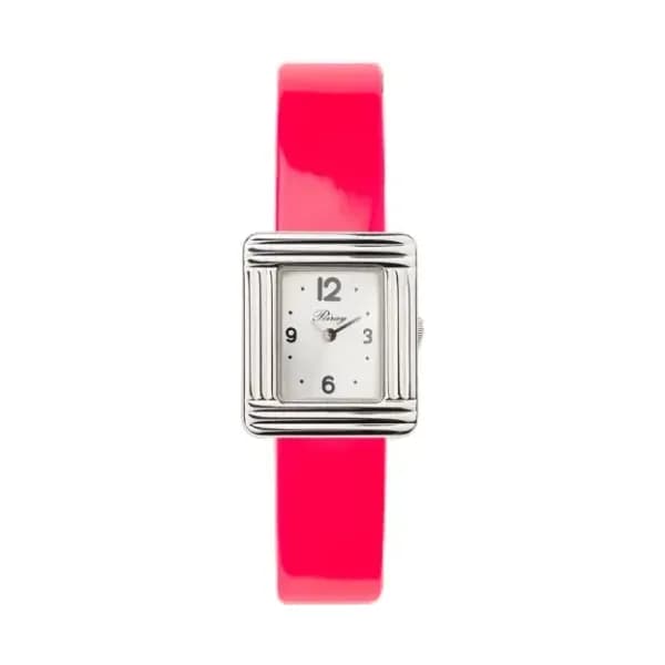 Poiray Montre Poiray Ma Première Mini Acier Cadran 4CA Bracelet Veau Vernis Rose