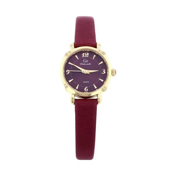 GO Mademoiselle Montre GO Mademoiselle en Cuir Rouge