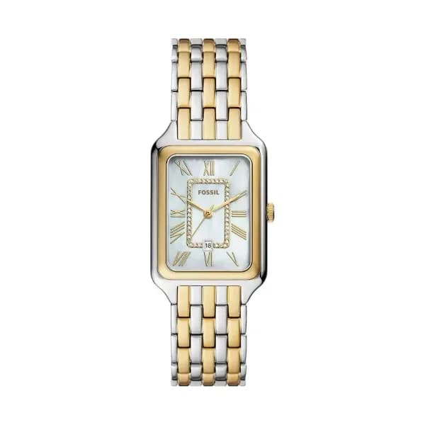 Fossil Montre Fossil Collection Raquel en Acier et PVD Bicolore
