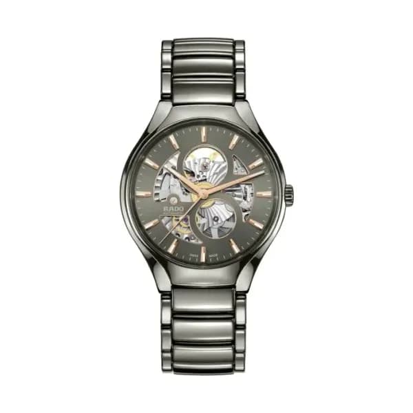 Rado Montre Rado True Round Automatic Open Heart Gris 40mm