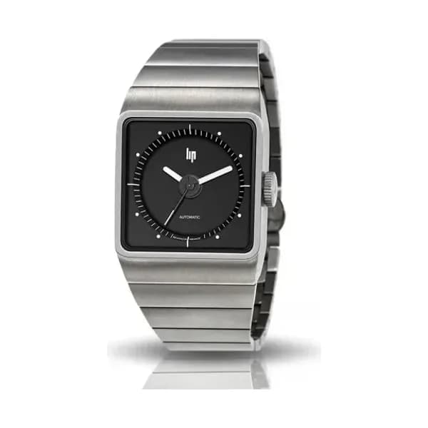 Lip Montre Lip Big TV Titane 671657- Homme - cadran Noir- -