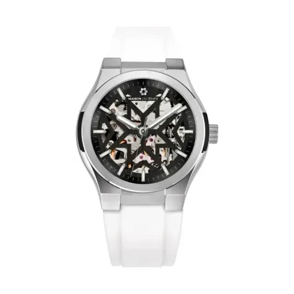 Maison du Temps Montre MTEpsilon Skeleton Evo Silicone Blanc