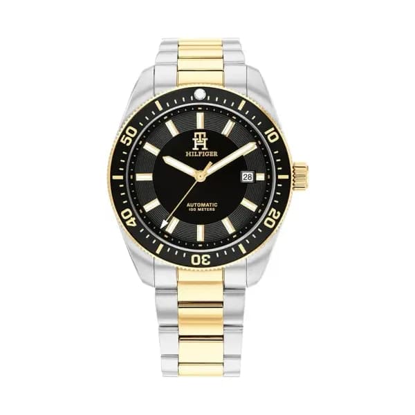 Tommy Hilfiger Montre automatique Homme TH85 Noir