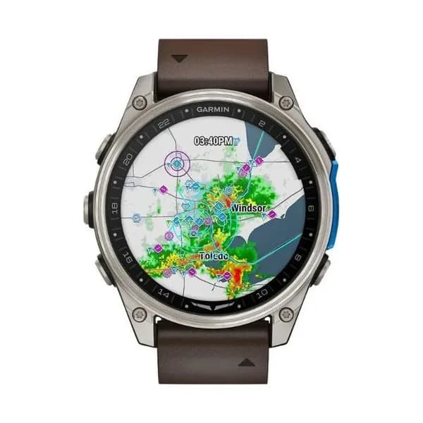 Garmin Montre Garmin D2 Mach 2 AMOLED Titane Carbon Gray DLC bracelet titane 51 mm