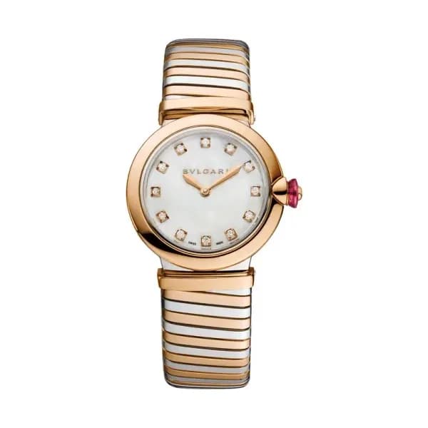 Bulgari Montre quartz Femme Lucea Blanc