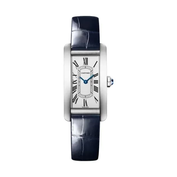 Cartier Montre quartz Femme Tank americaine Argenté