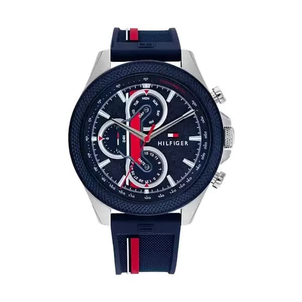 Tommy Hilfiger Montre Homme Tommy Hilfiger Silicium Bleu 1792083