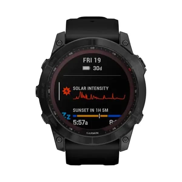 Garmin Montre Connectée Garmin Collection Fenix 7X en Plastique Noir