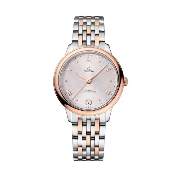 Omega De Ville 34 mm, acier - or « Sedna™ » sur acier - or « Sedna™ »