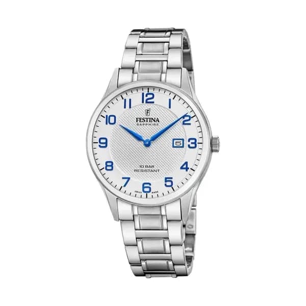 Festina Swiss Made Montre Festina Swiss Made 40 Argenté