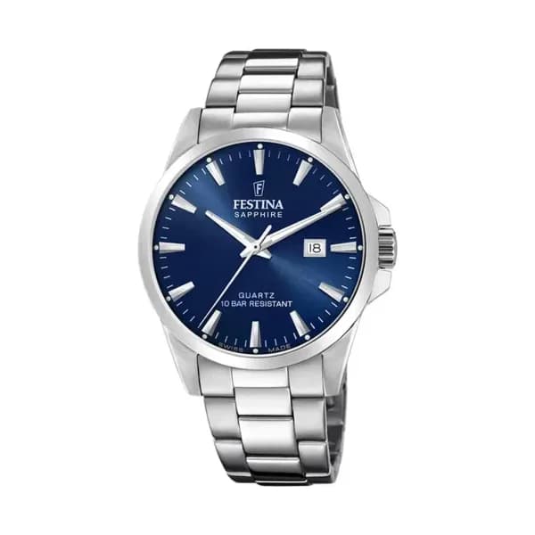 Festina Swiss Made Montre Festina Collection Swiss Made en Acier Argenté