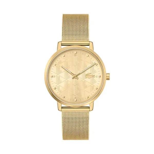 Lacoste Montre Lacoste Collection Crocorigin en Acier et PVD Doré