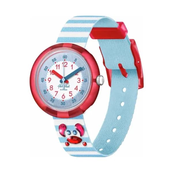 Flik Flak Montre quartz Fille Shine bright Bleu