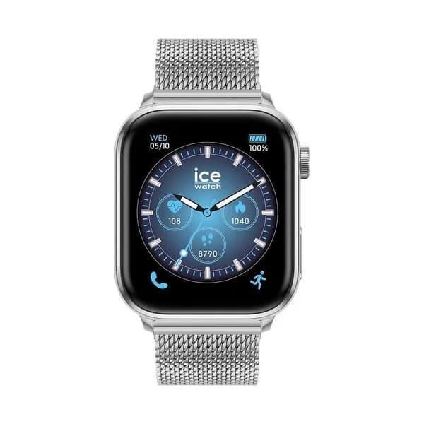 Ice Watch Montre Connectée Ice Watch Collection Ice Smart 3.0 en Acier Argenté