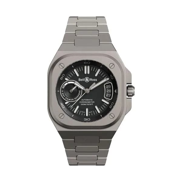 Bell & Ross Montre Bell &amp; Ross BR-X5 Black Titanium automatique cadran noir bracelet titane 41 mm