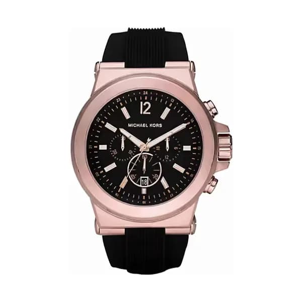 Michael Kors Montre Homme MICHAEL KORS en Silicone Noir Etanche