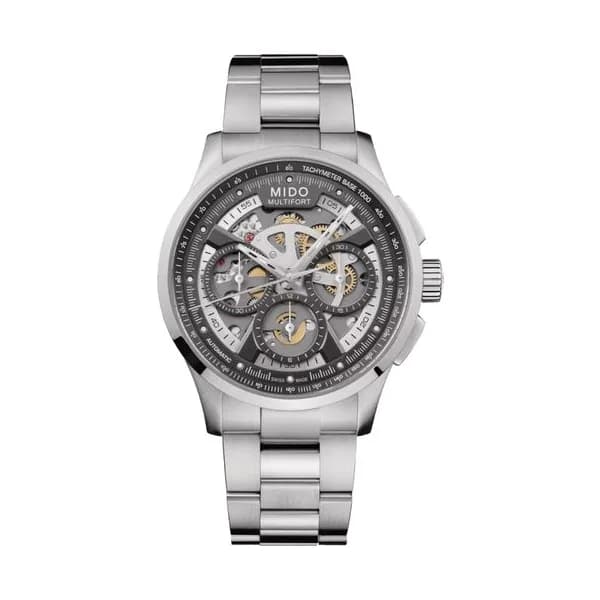 Mido Montre Mido Multifort Skeleton Chronograph 43 mm- M038.662.11.060.00
