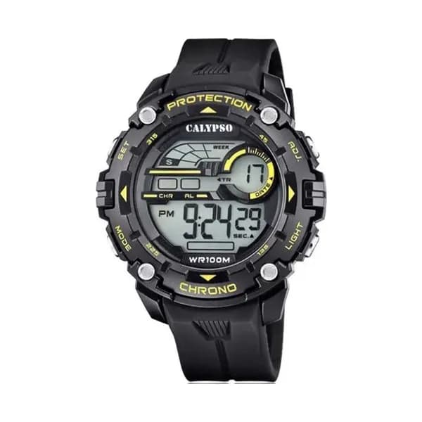 Calypso Montre Calypso en Caoutchouc Noir
