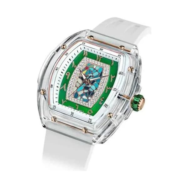 Tsar Bomba Montre Tsar Bomba - Nucleus Series II - FKM Blanc & Vert Arabe - TB8219LA02