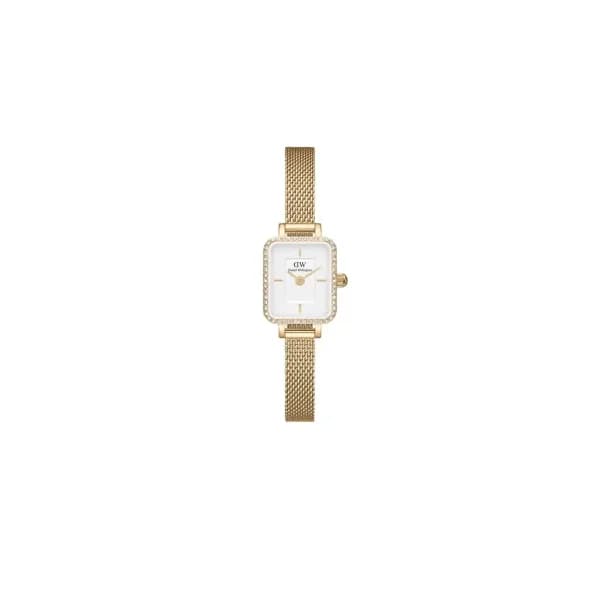 Daniel Wellington Montre quartz Femme Quadro mini Blanc