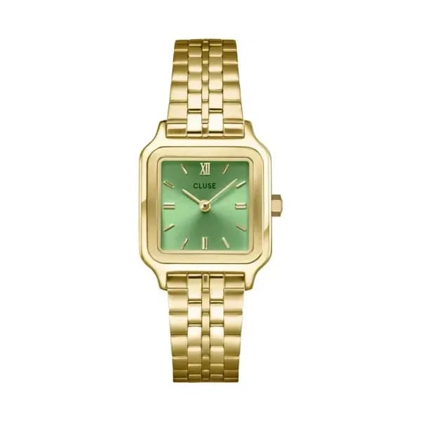Cluse Gracieuse Petite Watch Steel, Light Green, Gold Colour