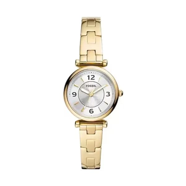 Fossil Montre Femme FOSSIL CARLIE en Acier Jaune