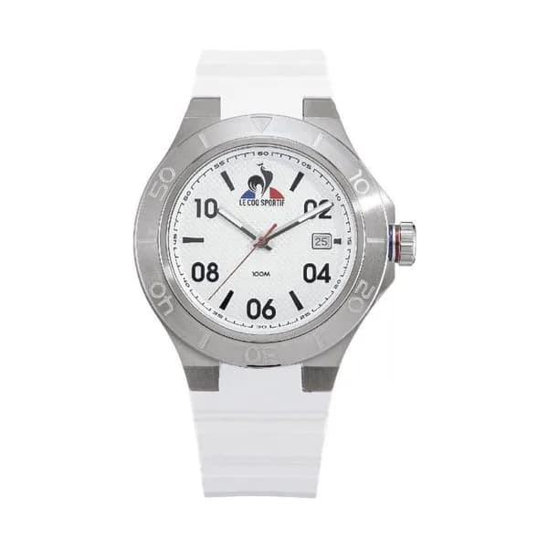 Le Coq Sportif Montre le Coq Sportif Collection Intégrée en Plastique Blanc