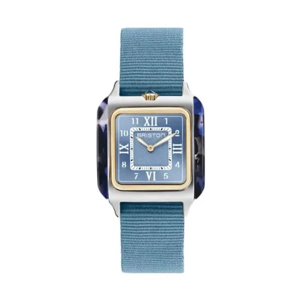 Briston Montre Streamliner Kennedy Spring - HM - Gold - Bleu glacier 262030.PYA.UB.25.NIB
