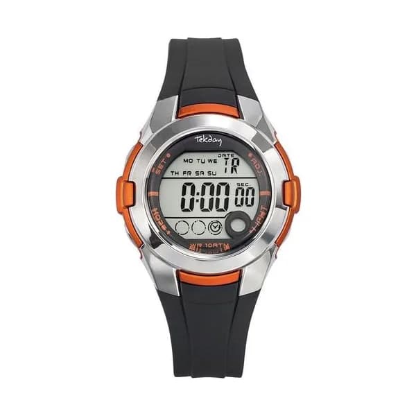 Tekday Montre TekDay en Silicone Noir