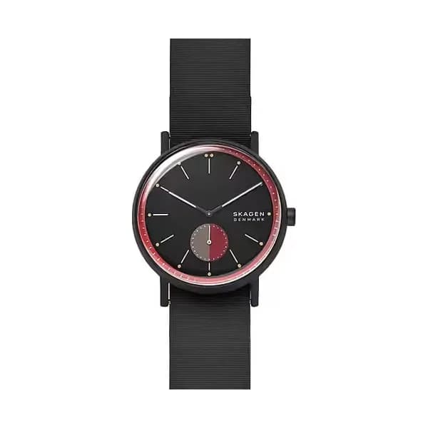 Skagen Montre Homme SKAGEN en Silicone Noir Etanche