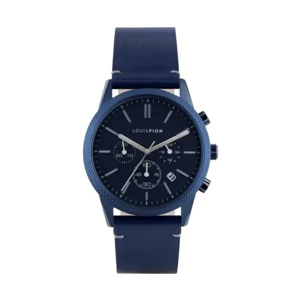 Louis Pion Montre quartz Homme Achille Bleu