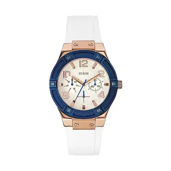 Guess Montre Femme GUESS en Silicone Blanc Etanche